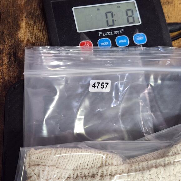 Unbranded Knit Sweater Vest Women S/M Cream Open-Knit Sleeveless Tank Top - Picture 10 of 10